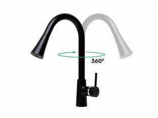 Kitchen mixer tap Primagran® 9800 Black